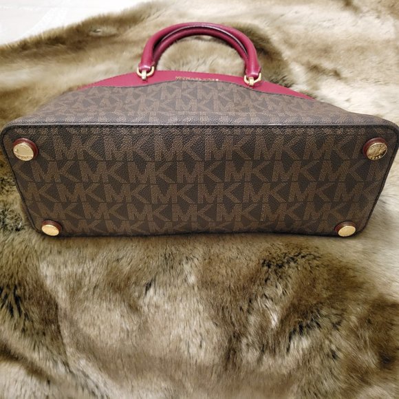 Michael Kors Logo Satchel - Picture 2 of 6